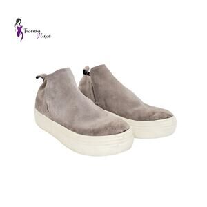 Dolce Vita Tasha Women's Suede Gray High Top Sneakers Size 6.5